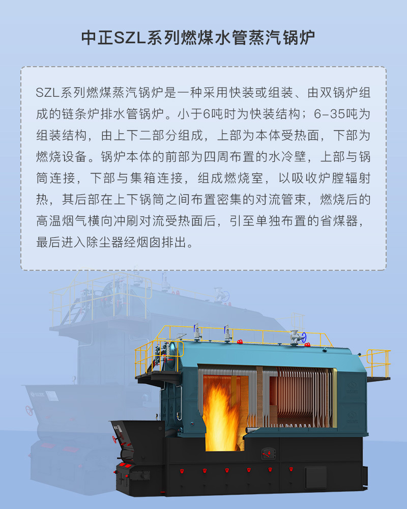 SZL系列燃煤蒸汽锅炉