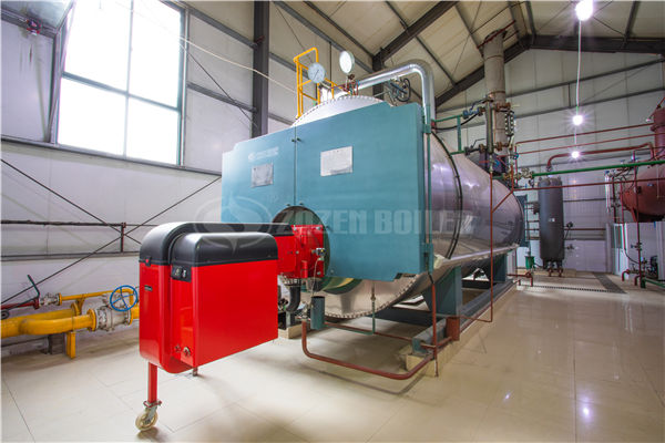 黄石泰华240万大卡YQW系列燃气卧式导热油锅炉项目