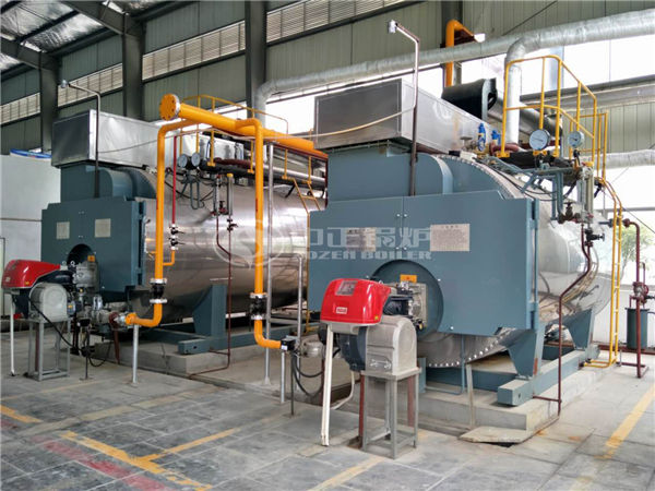 石家庄和谐纸业20吨SZS系列冷凝式燃气蒸汽锅炉项目