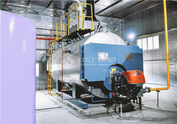 4吨WNS冷凝式燃气蒸汽锅炉项目（玉兔集团）